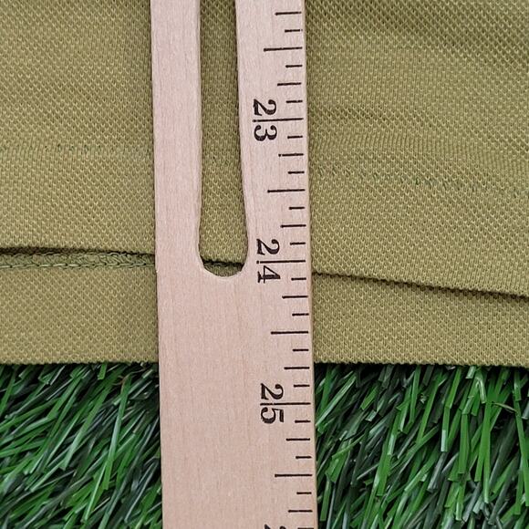 Vintage 90s Munsingwear MOD Shirt Large 21x25 Cropped Green - Picture 10 of 12